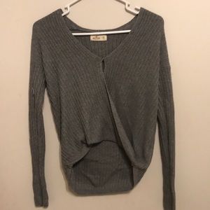 Hollister Gray Long Sleeve Sweater - Size XS